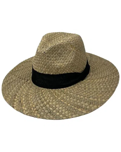 Marcus Adler Ribbon Band Straw Panama Hat