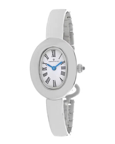 Christian Van Sant Women's Anora Silver Dial Watch