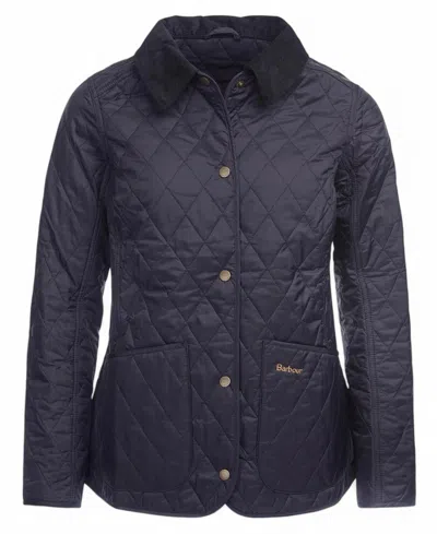 Barbour Summer Liddesdale Quilted Jacket In Blue