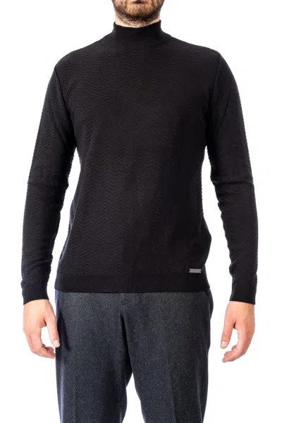 Alessandro Dell Acqua Men's Sweater  Ad0284l/m0124 80 Ner In Black