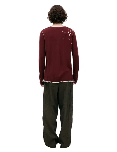 Ziggy Chen Paint Effect Sweater