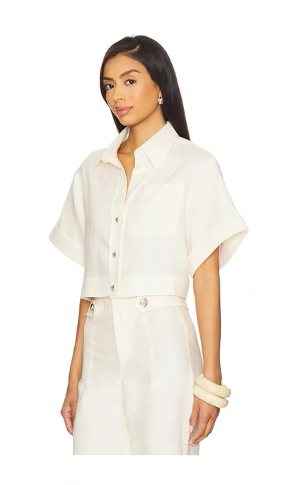 Hevron Ellison Top In White