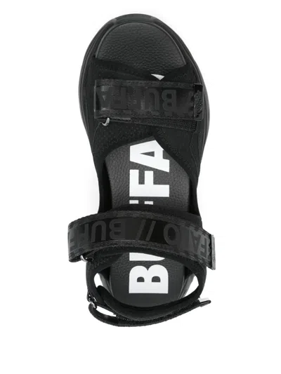 Buffalo Binary 0 Sandals In Black