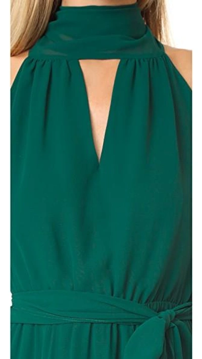 Joanna August Riggs Long Dress In Emerald Eyes