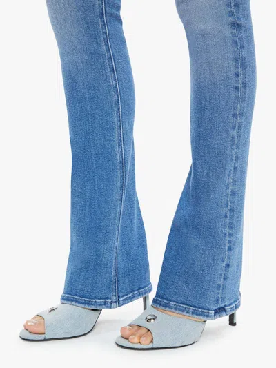 Mother The Insider Sneak High-waisted Bootcut Jeans In Loafers And Lassos