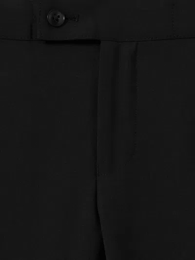 Reiss Black Knightsbridge T 3-9 Yrs Wool-blend Tuxedo-stripe Trousers