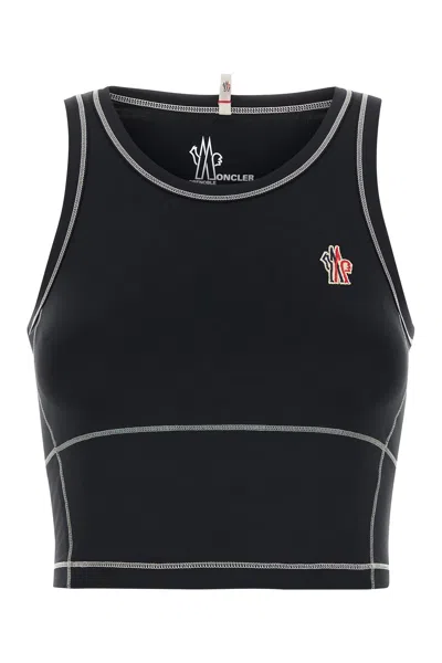 Moncler Grenoble Black Polyamide Elastane Top