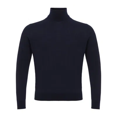 Colombo Blue Cashemere Sweater In Blue