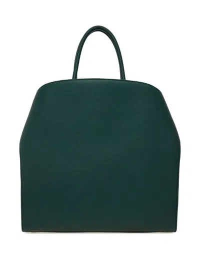 Ferragamo Hug Tote Bag In Green
