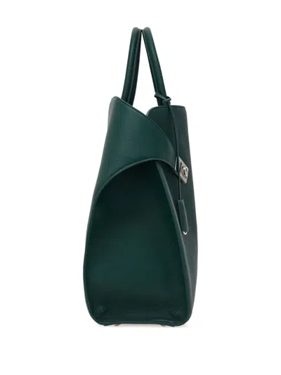 Ferragamo Hug Tote Bag In Green