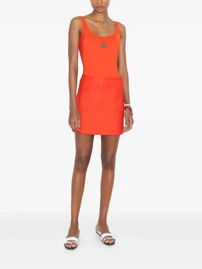 Tory Burch Stretch Cotton Skirt