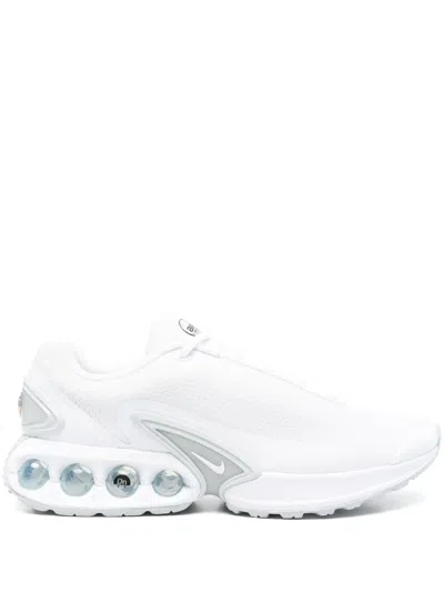 Nike Air Max Dn Sneakers In White And Silver
