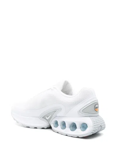 Nike Air Max Dn Sneakers In White And Silver