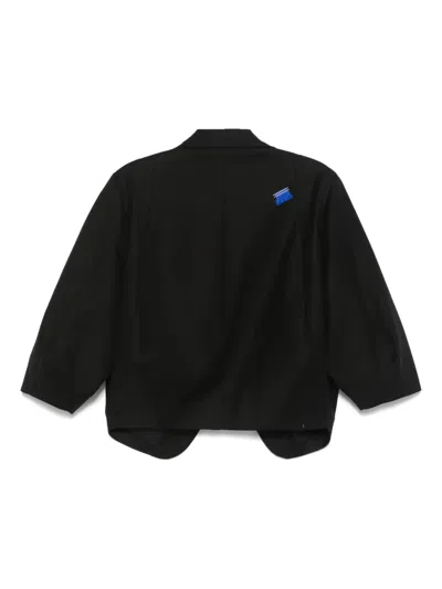 Ader Error Single-breasted Blazer In Black