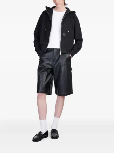 Carhartt Hooded Sweatshirt Front Pockets In Black