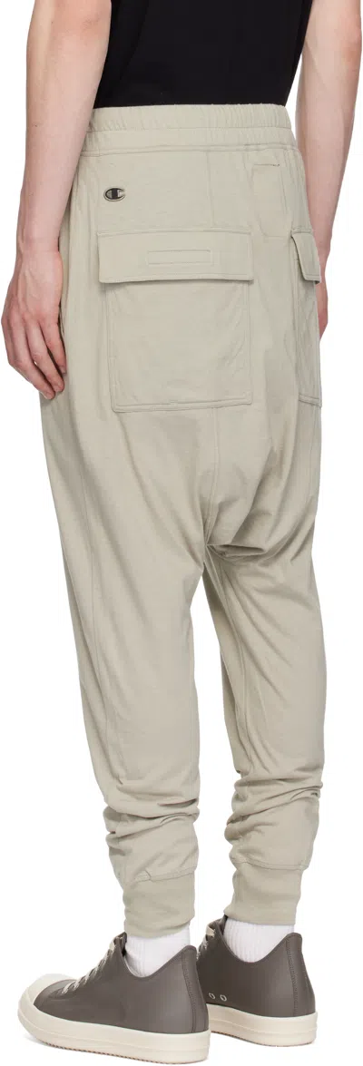 Rick Owens Off-white Champion Edition Prisoner Drawstring Sweatpants