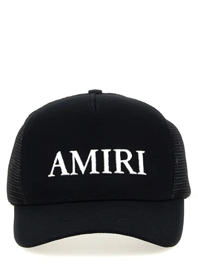 Amiri Core Logo Trucker Cap In Black
