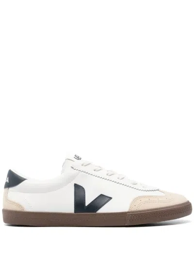Veja Volley Sneakers - Leather - White In White