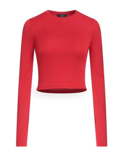 Wardrobe.nyc Wardrobe. Nyc Woman T-shirt Red Size Xs Polyamide, Elastane