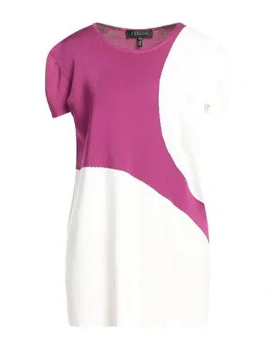 Escada Woman Sweater Mauve Size Xl Wool, Silk, Viscose, Polyamide, Elastane