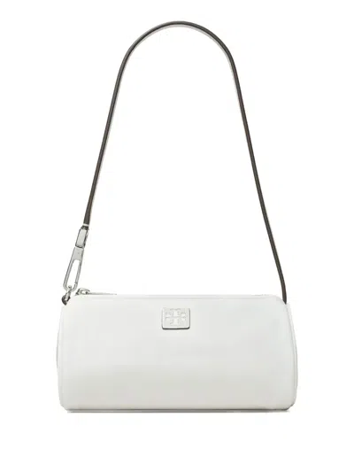 Tory Burch Virginia Nylon Cylinder Bag Snow White