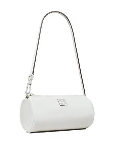 Tory Burch Virginia Nylon Cylinder Bag Snow White