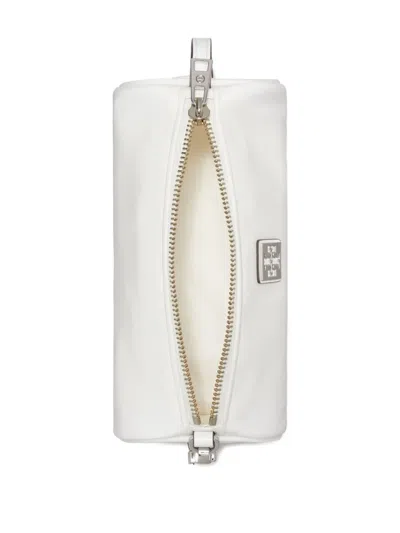 Tory Burch Virginia Nylon Cylinder Bag Snow White