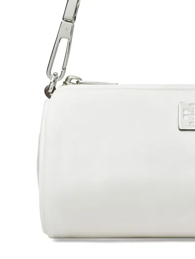 Tory Burch Virginia Nylon Cylinder Bag Snow White