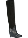 MAISON MARGIELA WEDGE KNEE HIGH BOOTS,S39WW0023SY018811703296