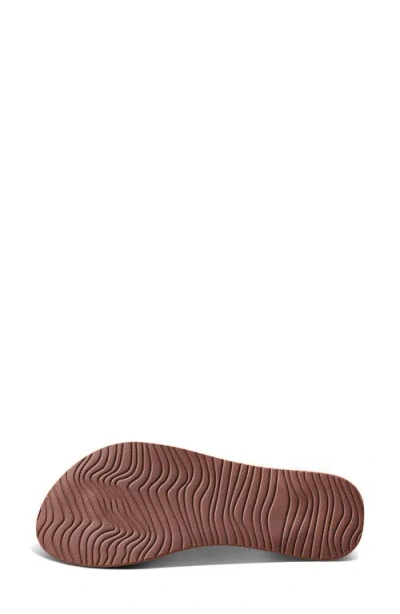 Reef Cushion Slim Flip Flop In Brown