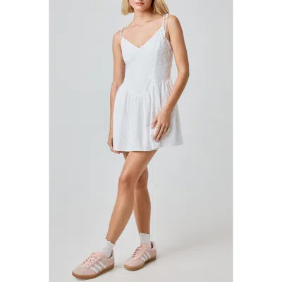 Florence By Mills Eyelet Cotton Mini Sundress