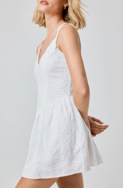 Florence By Mills Eyelet Cotton Mini Sundress