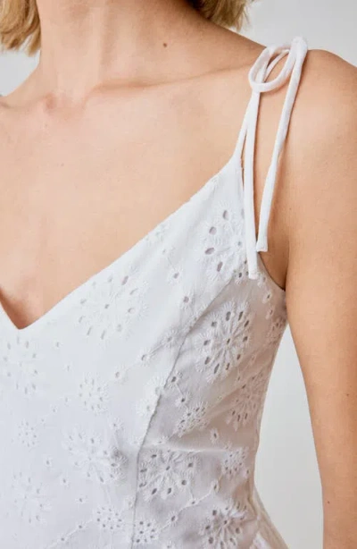 Florence By Mills Eyelet Cotton Mini Sundress