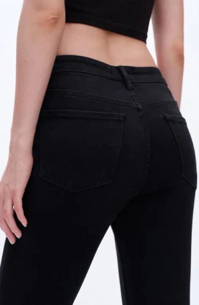 Bayeas Lauren Ripped High Waist Raw Hem Flare Jeans