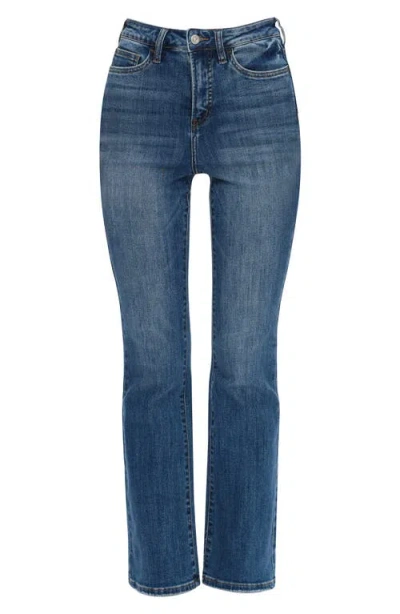 Bayeas High Waist Bootcut Jeans In Blue