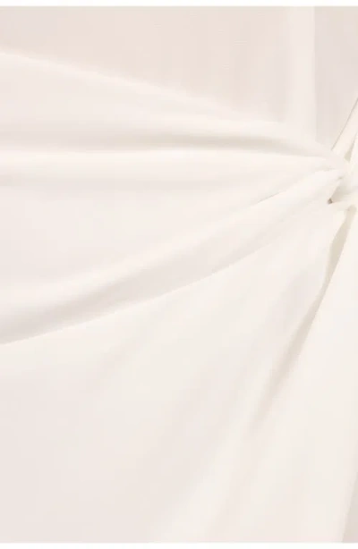 Petal And Pup Petal & Pup Nadea Wrap Front Sheath Dress In White