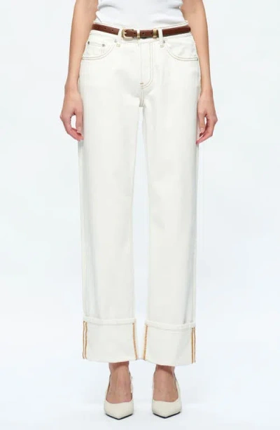 Bayeas Michelle Deep Cuff Straight Jeans