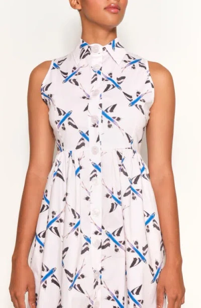 The Lulo Project Pier Sleeveless Midi Shirtdress