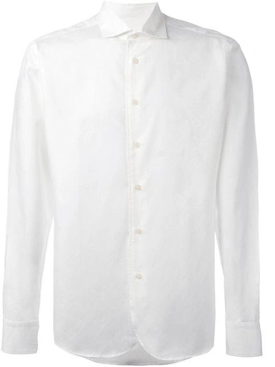 Shop Al Duca D'aosta Textured Shirt In White