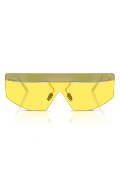 Prada Pr B55s 1bc20o Argento Sunglasses In Yellow