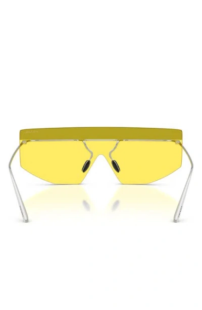 Prada Pr B55s 1bc20o Argento Sunglasses In Yellow