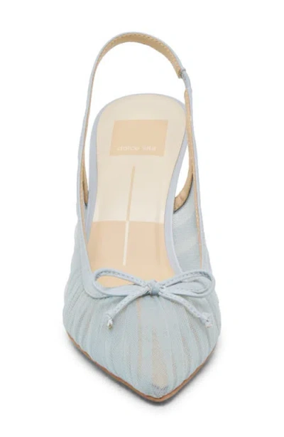 Dolce Vita Yela Slingback Pointed Toe Pump In Blue