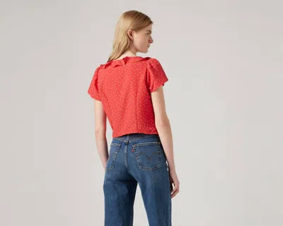 Levi's Mylene Blouse In Red