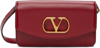 Valentino Garavani Red Leather Crossbody Bag