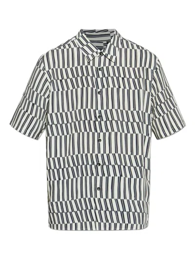 Rag & Bone Dalton Print Short Sleeve Button-up Shirt In Multi