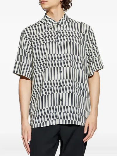 Rag & Bone Dalton Print Short Sleeve Button-up Shirt In Multi