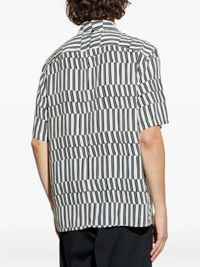 Rag & Bone Dalton Print Short Sleeve Button-up Shirt In Multi