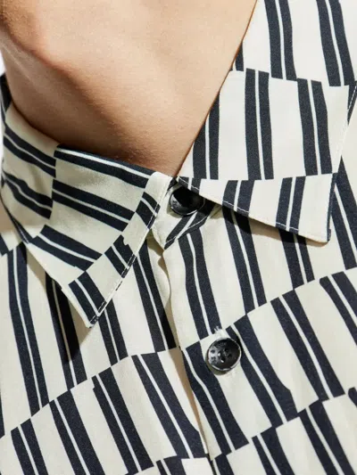 Rag & Bone Dalton Print Short Sleeve Button-up Shirt In Multi