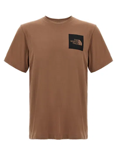 The North Face Men Brown Logo Print T-shirt, Xxl Luxury T-shirts For Men Darveys