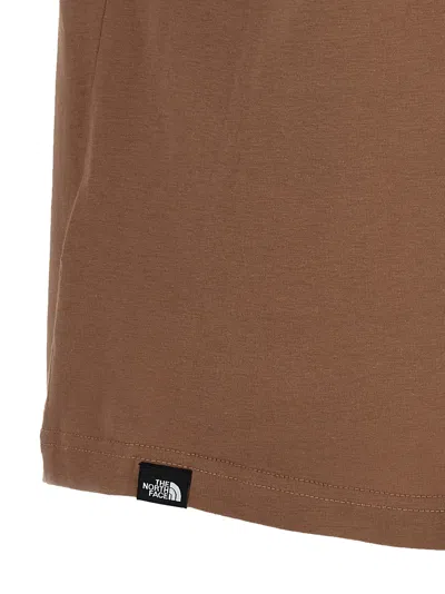 The North Face Men Brown Logo Print T-shirt, Xxl Luxury T-shirts For Men Darveys